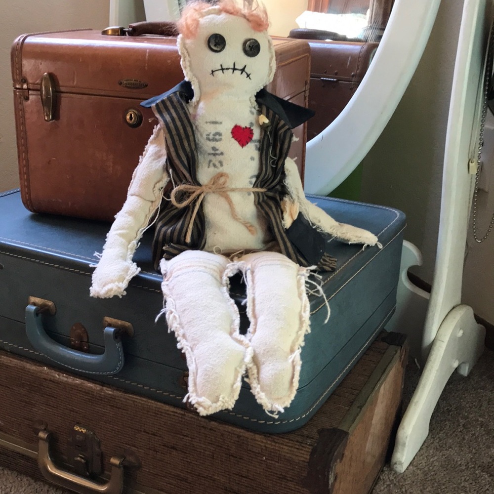 One of a kind Valentine Voodoo doll😍
